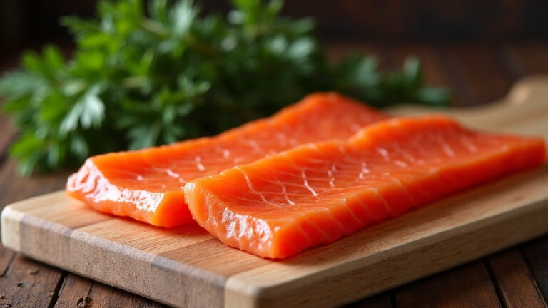 Homemade salmon jerky